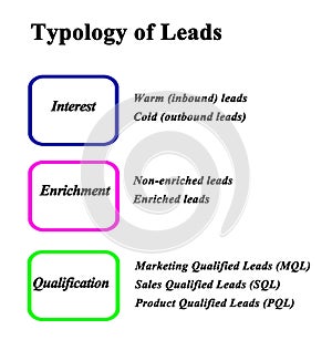 Typology of Leads photo