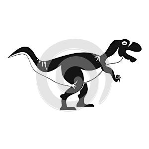 Tyrannosaur dinosaur icon, simple style