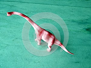 Tyrannosaurus dinosaurs toy isolated on white background with clipping path.