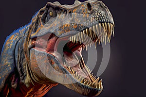 Tyrannosaurus Rex dinosaur, ai illustration