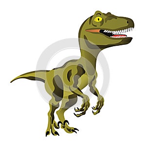 Tyrannosaurus Rex dinosaur raptor vector illustration