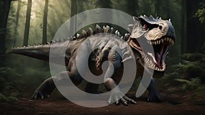 tyrannosaurus rex dinosaur render The vicious dinosaur was a loyal servant of Big Brother. It had been made by the Party,