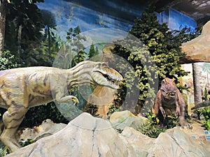 Tyrannosaurus rex in Jurassic Park at Ba Na Hills, Vietnam