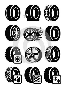 Tyre icons