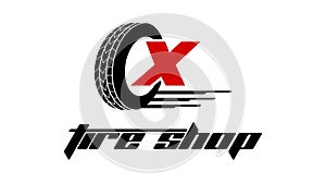 Tyre shop logo design