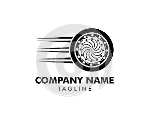 Tyre Shop Logo Design Inspiration Vector