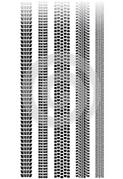 Tyre tracks