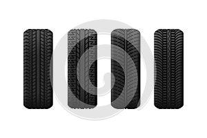 Tyres with different pattern