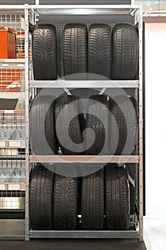 Tyres rack