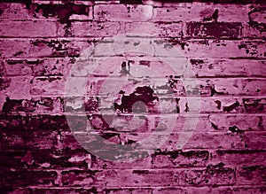 Tyrian purple brickwall background