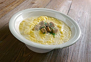 Tyrolean potato milk soup