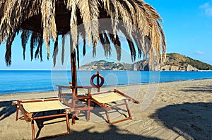 Tyrrhenian sea beach, Campania, Italy