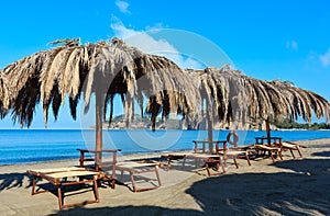 Tyrrhenian sea beach, Campania, Italy