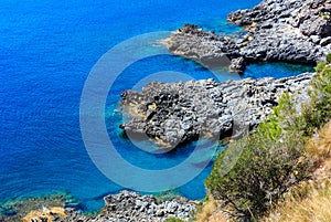 Tyrrhenian sea landscape, Campania, Italy