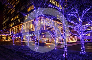 Tysons Corner at night