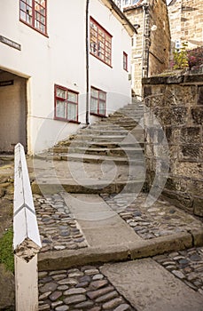 Tysons Steps at Robin Hoods Bay Village