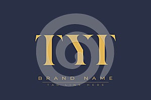 TYT abstract letter logo design