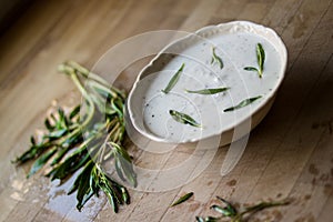 Tzatziki / Cacik / Cold Buttermilk Soup.