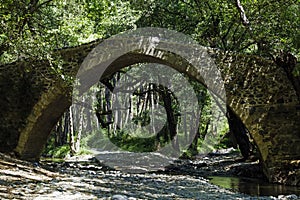 Tzelefos venetians Bridge in Trodos, Cyprus photo