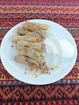 Türkiye gaziantep cuisine mumbar stuffed