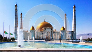 TÃ¼rkmenbaÅŸy Ruhy Mosque, Ashgabat, Turkmenistan