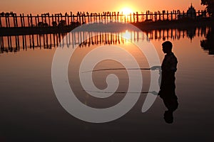 U Bein Bridge, Mandalay