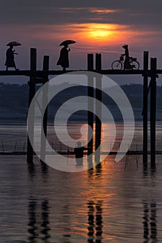 U Bein Bridge - Mandalay - Myanmar (Burma)