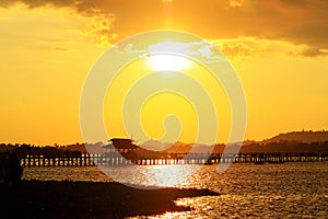 U Bein Bridge Sunset, Myanmar