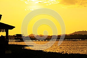 U Bein Bridge Sunset, Myanmar