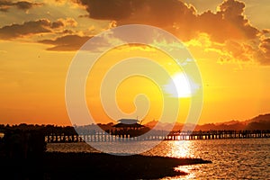 U Bein Bridge Sunset, Myanmar