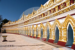 U Min Dhonesae Pagoda, Sagaing, Myanmar photo