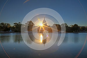 U.S. Capitol at sunrise