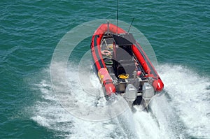 U.S.Coast Guard Patrol Boat on the Florida Intra-Coastal Waterway