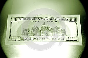 U.S. currency hundred dollars