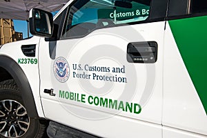 U.S. Customs and Border Patrol Vehicle