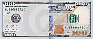 U.S. 100 dollar border