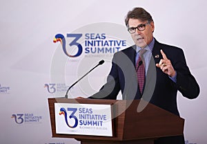 U.S. ENERGY SECRETARY RICK PERRY - THREE SEAS INITIATIVE BUSINESS FORUM IN ROMANIA