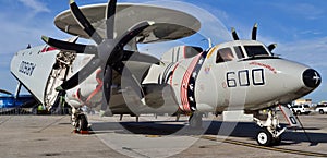 U.S. Navy E-2 Hawkeye Airplane