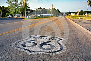 U.S. Route 66 highway.