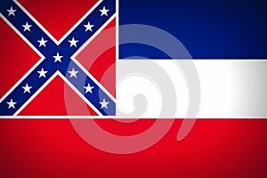 U.S. stat flag of Mississippi