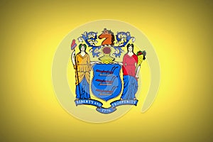 U.S. state flag of New Jersey