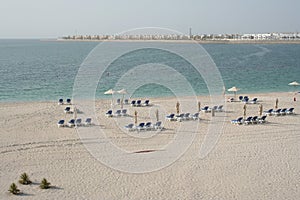 UAE. Abu Dhabi. Beach