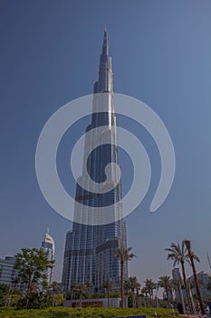 UAE / DUBAI - 9/12/2012 - Burjh kalifa seen from below