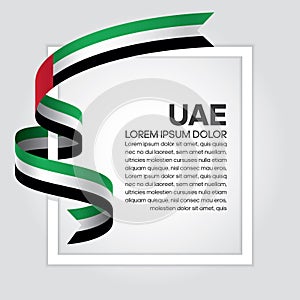UAE flag background
