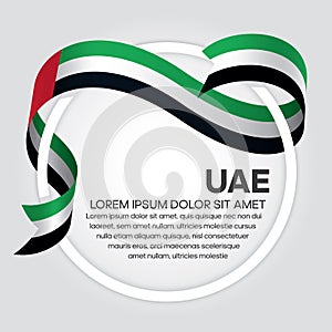 UAE flag background photo