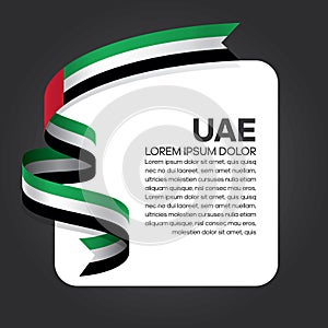 UAE flag background photo