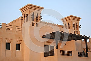UAE. Ras Al Khaimah. Al Hamra Fort hotel & beach r