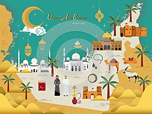 UAE travel concept