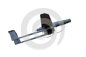 Uav army plane isolated