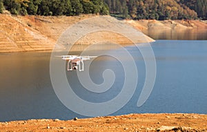 UAV Unmanned Drone Flight Flying Lake Shasta California